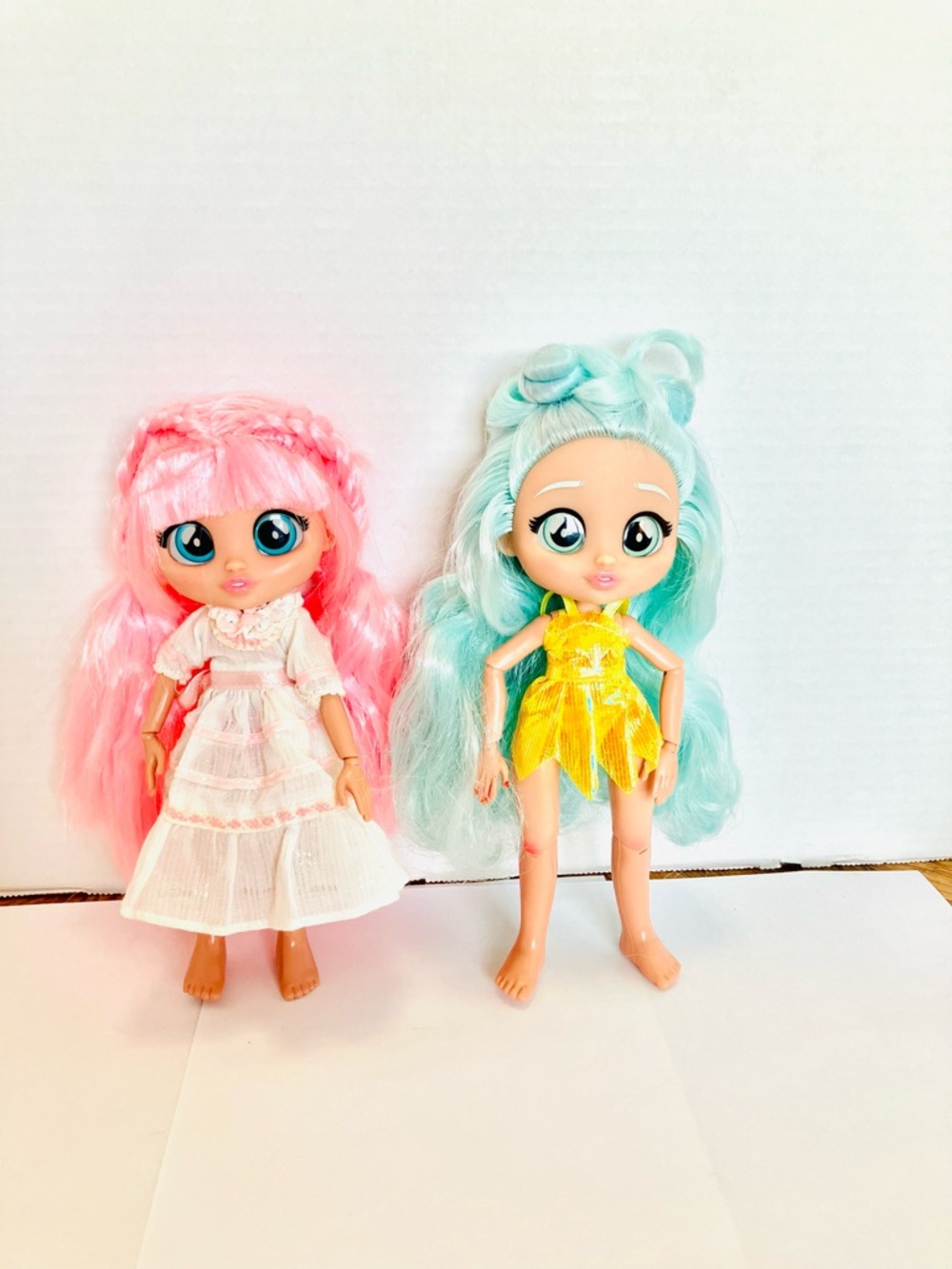 BFF By Cry Babies Sydney & Coney 8in Fashion Dolls incomplete Read IMC Toys